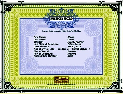 Harry's passenger record