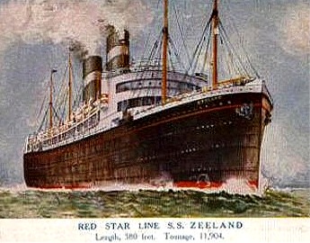 postcard 2 SS Zeeland